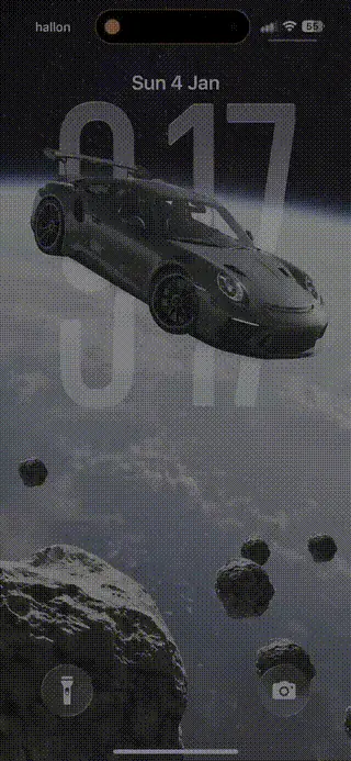 Car in Space